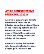 ATI RN Comprehensive Predictor