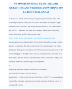 NR 509 FINAL EXAM 2024 QUESTIONS WITH 100% CORRECT ANSWERS GRADED A+ /NR 509 FINAL EXAM 2024-2025 QUESTIONS AND VERIFIED ANSWERS / NR 509  LATEST FINAL EXAM 2024