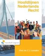Samenvatting Hoofdlijnen Nederlands Recht tiende druk