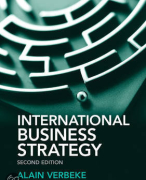 Introduction to International Business - Summary Chapter 1-5 (Book: International Business Strategy)