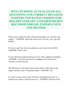 A PACKAGE DEAL FOR ALL IFSTA EXAM ALL ARE A GRADED