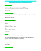 ATI MED SURG NURSING CARE OF THE ADULT - CELLULAR BIOLOGY AND HUMAN PHYSIOLOGY FINAL EXAM REVIEW AND GUIDE