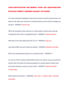 CCNA CERTIFICATION 2024 NEWEST EXAM 350+ QUESTIONS AND DETAILED CORRECT ANSWERS ALREADY TOP RAKED.