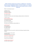 FIRE INSTRUCTOR II EXAM 2024 | CURRENTLY TESTING REAL EXAM VERSIONS WITH A STUDY GUIDE | ACCURATE AND EXPERT VERIFIED FOR GUARANTEED PASS | LATEST UPDATE