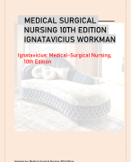 MEDICAL SURGICAL  NURSING 10TH EDITION  IGNATAVICIUS WORKMAN Ignatavicius: Medical-Surgical Nursing, 10th Edition