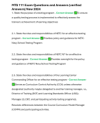 MTS 111 Exam Questions and Answers (verified Answers) New 2024