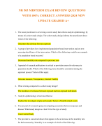 NR 503 MIDTERM EXAM REVIEW QUESTIONS WITH 100% CORRECT ANSWERS 2024 NEW UPDATE GRADED A+