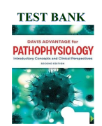 Test Bank For Davis Advantage for Pathophysiology Introductory Concepts and Clinical Perspectives 2nd Edition Theresa Capriotti