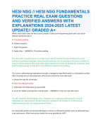 HESI NSG // HESI NSG FUNDAMENTALS  PRACTICE REAL EXAM QUESTIONS AND VERIFIED ANSWERS WITH EXPLANATIONS 2024-2025 LATEST UPDATE// GRADED A+ Which snack food is best for the nurse to provide a client with myasthenia gravis who is at risk for altered nutritional status?