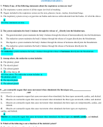 HESI A2 SCIENCE BIOLOGY ANDCHEMISTRY 2023-2024 ALL 50 QUESTIONS AND CORRECT ANSWERS//GRADED A    1. Which, if any, of the following statements about the respiratory system are true?  