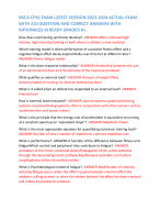 NSCA CPSS EXAM LATEST VERSION 2023-2024 ACTUAL EXAM WITH 210 QUESTION AND CORRECT ANSWERS WITH RATIONALES ALREADY GRADED A+.