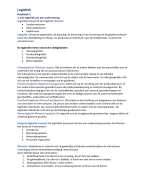 Logistiek samenvatting H1 t/m 4