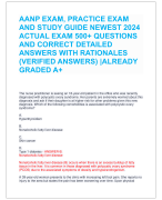 NUR 2407 PHARMACHOLOGYEXAM 2 (3  NEWEST VERSIONS) VERSION A, B AND  C NEWEST 2024 EACH VERSION  CONTAINS 200 QUESTIONS AND  CORRECT ANSWERS (VERIFIED  ANSWERS) |ALREADY GRADED A+