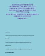 OB PEDS EXAM 1- 4 LATEST UPDATE  2023/2024  REAL EXAM QUESTIONS WITH 100%  CORRECT ANSWERS  TOP GRADE SCORE GUARANTEE,  GRADED A+  BEST DOCUMENT FOR EXAM  PREPARATION