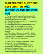 WGU PRACTICE QUESTIONS C252 CHAPTER 10/32 QUESTIONS AND ANSWERS (A+)