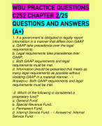 WGU PRACTICE QUESTIONS C252 CHAPTER 2/25 QUESTIONS AND ANSWERS (A+)