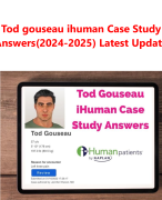 Tod gouseau ihuman Case Study Answers(2024-2025) Latest Update
