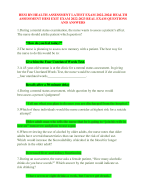 HESI RN HEALTH ASSESSMENT LATEST EXAM 2022-2024/ HEALTH  ASSESSMENT HESI EXIT EXAM 2022-2023 REAL EXAM QUESTIONS  AND ANSWERS   During a mental status examination, the nurse wants to assess a patient’s affect. The nurse should ask the patient which ques