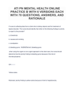 ATI PN MENTAL HEALTH ONLINE PRACTICE B WITH 6 VERSIONS EACH WITH 70 QUESTIONS, ANSWERS, AND RATIONALE.pdf