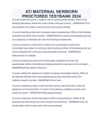 ATI MATERNAL NEWBORN PROCTORED TESTBANK 2024.pdf
