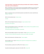 PAIN AND ANXIETY MIDTERM EXAM 580 QUESTI9ONS AND VEREIFIED ANSWERS 2024-2025 LATEST//GRADED A+ What is the application of various physical chemical and psychological modalities for the prevention adn tx of preop, op, and post op pain anxiety and pain to a