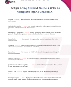 PSYC 4220 FINAL REVISED EXAM 2023 GUIDE WITH COMPLETE DETAILED AND VERIFIED QUESTIONS AND ANSWERS [Q&A] WITH GRADE A+