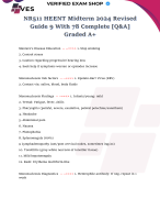 NR511 HEENT Midterm 2024 Revised Guide 9 With 78 Complete [Q&A] Graded A+