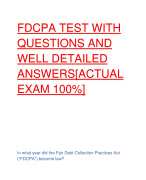 RCFE TEST PRACTICE WITH  QUESTIONS AND CORRECT  ANSWERS [ACTUAL EXAM 100%]  GRADED A+