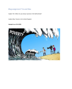 Global Perspectives Poverty Assignment TTO first grade