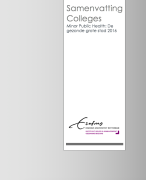 Public Health de gezonde grote stad Samenvatting colleges