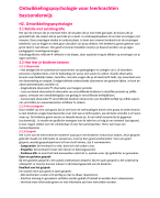 Ontwikkelingspsychologie voor leerkrachten basisonderwijs