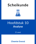 Scheikunde | Hoofdstuk 10 - Analyse | Chemie Overal (5 vwo)