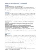 Samenvatting / Summary Strategy (Organisation and Management)