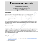Samenvatting communicatie en public relations - 3TSO - Examencommissie 2024