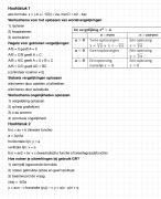 Wiskunde B: Functies & Grafieken Samenvatting Vwo4