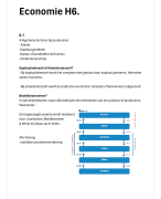 Economie samenvatting 3TL H6 Pincode 6e editie