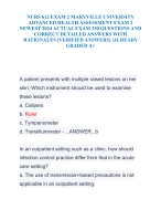 NGN ATI ADULT MED SURG 2024 ACTUAL  EXAM /NGN ATI RN ADULT MEDICAL  SURICAL 2024 PROCTORED EXAM 90  QUESTIONS WITH DETAILED VERIFIED  SOLUTIONS AND RATIONALES /A+  GRADE ASSURED