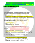 NEW 2023 ATLS Post Test. MCQ With 100% CORRECT VERIFIED Answer  1. A 47-year-old house painter is brought to the hospital after falling 6 meters (20 feet) from a ladder and landing straddled on a fence
