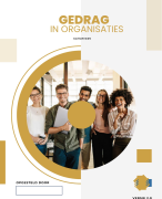 Associate Degree HBO Officemanagement - Moduleopdracht Gedrag in organisaties (Behaald met een 7,5!)