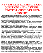 NEWEST AHIP 2024 FINAL EXAM  QUESTIONS AND ANSWERS  UPDATED LATEST (VERIFIED  ANSWERS)