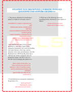 ATLS POST TEST 2024 NEWEST 2 VERSIONS WITH ALL QUESTIONS AND ANSWERS GRADED A+