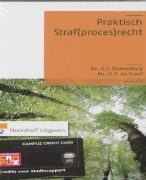 Samenvatting Praktisch Straf(proces)recht