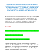 2024 PN HESI EXIT EXAM / NEWEST HESI PN DOSAGE CALCULATION EXIT EXAM LATEST 2024 ACTUAL EXAM QUESTIONS AND WELL ELABORATED ANSWERS WITH RATIONALES (100% VERIFIED SOLUTIONS) LATEST UPDATES | ALREADY GRADED A+ (BRAND NEW!!)