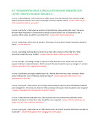 ATI FUNDAMENTALS REAL EXAM QUESTIONS AND ANSWERS 2024  LATEST UPDATE//ALREADY GRADED A+