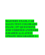 CADC PRACTICE EXAM NEWEST ACTUAL EXAM COMPLETE 320 QUESTIONS AND CORRECT DETAILED ANSWERS (VERIFIED ANSWERS)| ALREADY GRADED A+|| BRAND NEW!!