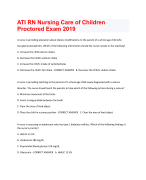 ATI RN Nursing Care of Children  Proctored Exam 2019 A nurse is providing education about dietary modifications to the parent of a school age child who has glomerulonephritis. Which of the following information should the nurse include in the teaching?