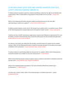 CCMA REAL EXAM QUESTIONS AND VERIFIED ANSWERS 2024-2025  LATEST UPDATES//ALREADY GRADED A+ A medical assistant has given a patient an advance beneficiary notice form to sign for an elective breat  augmentation. Who is responsible for the payment to the pr