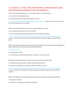 CFA SESSION 1: ETHICAL AND PROFESSIONAL STANDSRDS REAL EXAM  QUESTIONS AND ANSWERS//2024-2025 GRADED A+ Which of the following statements is most accurate? Ethics can be described as: