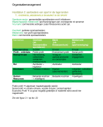 Samenvatting organisatiemanagement