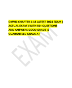 OMVIC CHAPTER 1-18 LATEST 2024 EXAM ( ACTUAL EXAM ) WITH 50+ QUESTIONS AND ANSWERS GOOD GRADE IS GUARANTEED GRADE A+ 